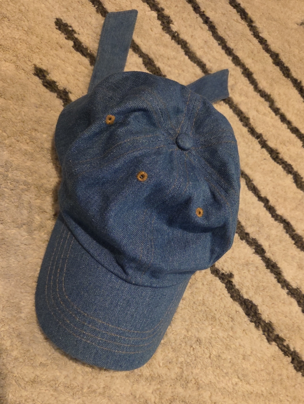 Mudd Blue Denim Kids Adjustable Strapback Hat